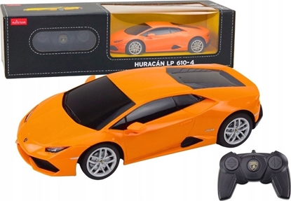 Изображение LeanToys Auto R/C Lamborghini Huracan 1:24 Rastar Pomaraczowy