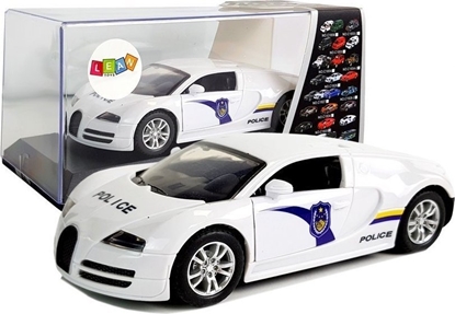 Attēls no LeanToys Auto Sportowe Policyjne Policja z Napdem Dwik wiata Biae