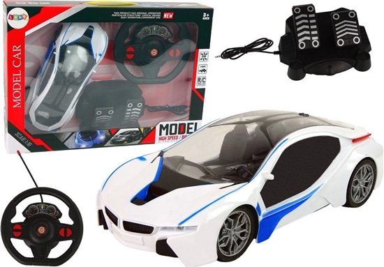 Изображение LeanToys Auto Zdalnie Sterowane R/C Pilot Peda Gazu i Hamulca LEAN Toys