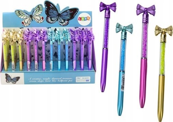 Изображение LeanToys Dugopis Z Kokardk Diamenciki Niebieski Wkad 0.7mm Mix