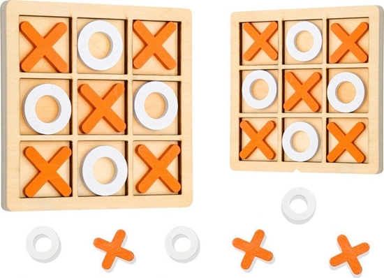 Picture of LeanToys Gra W Kóko i Krzyyk Strategiczna Logiczna Drewniana LEAN TOYS