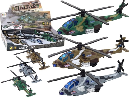Picture of LeanToys Helikopter Wojskowy migowiec Militarny Aluminiowy Mix  Dwik wiata