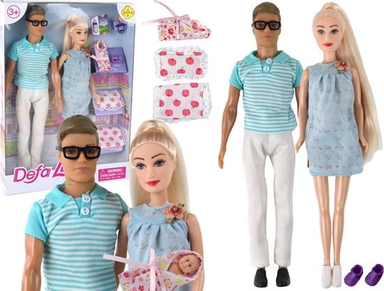 Picture of LeanToys Lalka Rodzina Chopak Dziewczyna Blond Wosy Cia