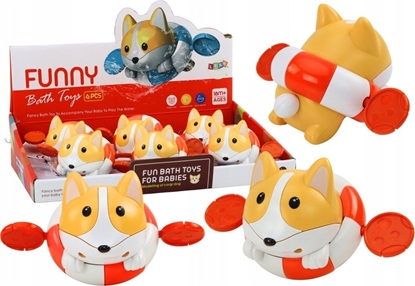 Attēls no LeanToys Mechaniczna Zabawka Do Kpieli Nakrcana Lisek w Kóku