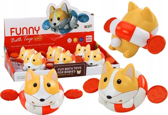 Picture of LeanToys Mechaniczna Zabawka Do Kpieli Nakrcana Lisek w Kóku