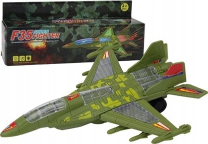 Picture of LeanToys Myliwiec Militarny F35 Jedcy wiata Dwiki Zielony