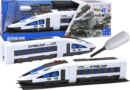 Изображение LeanToys Pocig Kolejka Do Skrcania rubokrt Tory wiata Dwiki