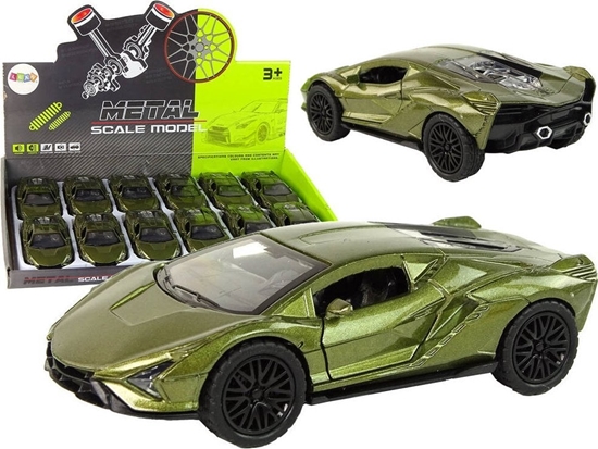 Picture of LeanToys Pojazd Resorak 1:36 Napd Frykcyjny wiata Dwiki Zielony