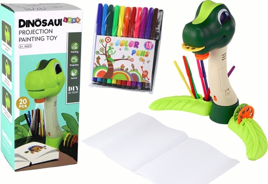 Picture of LeanToys Projektor do Rysowania Dinozaur Dwiki Akcesoria