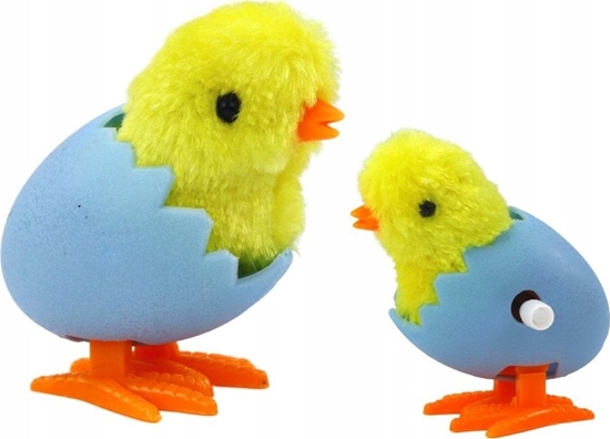 Picture of LeanToys Skaczcy Kurczak W Skorupce Jajka Nakrcany Pluszowy óty