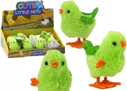 Picture of LeanToys Skaczcy Kurczak Zabawka Nakrcana Figurka Zielony