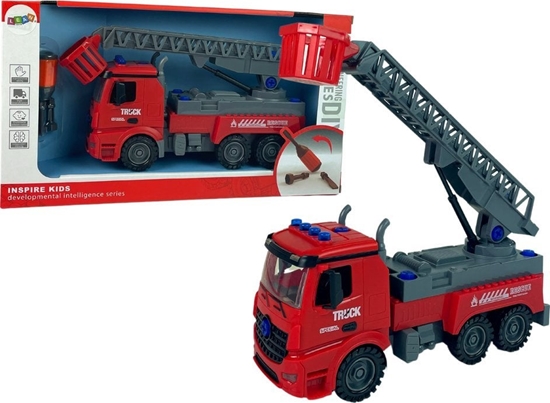 Picture of LeanToys Stra Poarna Do Rozkrcania Czerwona DIY rubokrt