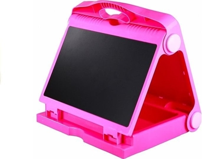 Picture of LeanToys Tablica Na kred Pisak + Pisaki Szblony 2w1 LEAN Toys