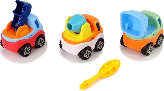 Изображение LeanToys Zestaw 3 Aut Do Rozkrcania Autka Budowalne rubokrt