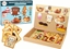 Attēls no LeanToys Zestaw Edukacyjnych Puzzli Magnetycznych Motyw Jedzenia