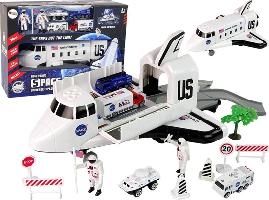 Picture of LeanToys Zestaw Samolot Statek Kosmiczny Pojazdy Akcesoria