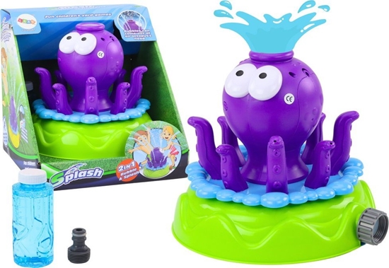 Picture of LeanToys Zraszacz Ogrodowy Omiornica Fontanna Baki Mydlane Fioletowa