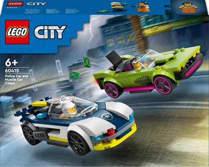 Attēls no LEGO City Pocig radiowozu za muscle carem (60415)