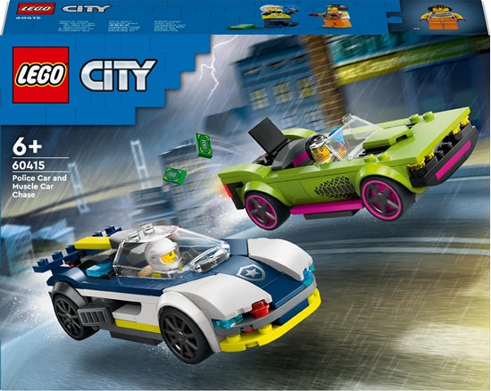 Picture of LEGO City Pocig radiowozu za muscle carem (60415)