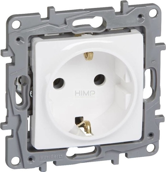 Picture of Legrand Gniazdo pojedyncze Legrand Niloe / Niloe Selection 764539 z uziemieniem schuko biae