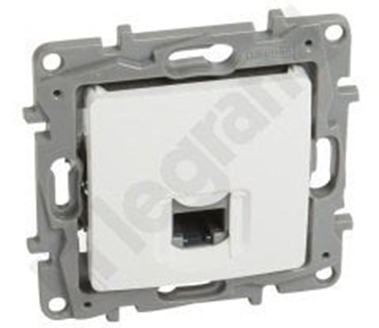 Изображение Legrand NILOE Gniazdo komputerowe RJ45 kat. 6 UTP biae (764573)