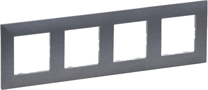 Picture of Legrand Niloe Step Ramka poczwórna 4x stal szczotkowana 863994