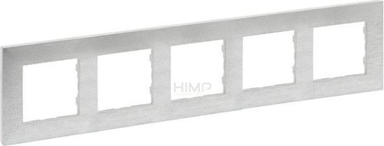 Picture of Legrand Ramka piciokrotna Legrand Niloe Step 863895 aluminium szczotkowane