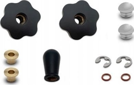 Picture of Lelit Lelit - PLA2202 Zestaw uchwytów do ekspresu MaraX - Drewno orzech czarny