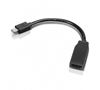 Picture of Lenovo 0B47089 video cable adapter 0.2 m Mini DisplayPort HDMI Black