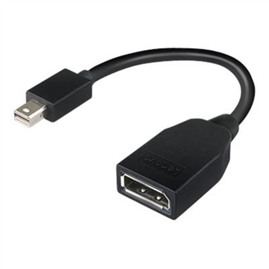Picture of Lenovo 4X90L13971 DisplayPort cable Mini DisplayPort Black