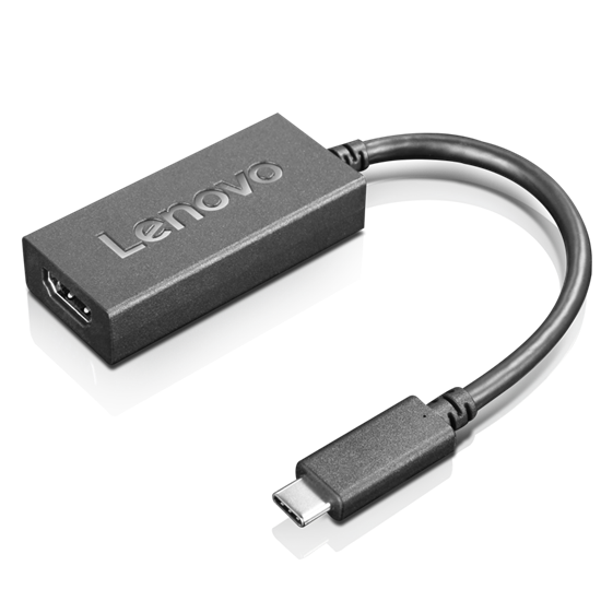 Picture of Lenovo 4X90R61022 video cable adapter 0.24 m USB Type-C HDMI Type A (Standard) Black