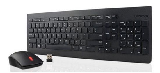 Picture of Lenovo Essential keyboard Mouse included RF Wireless Finnish, Swedish Black