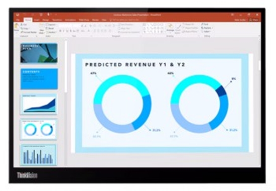 Picture of Lenovo ThinkVision M14d LED display 35.6 cm (14") 2240 x 1400 pixels 2.2K Black