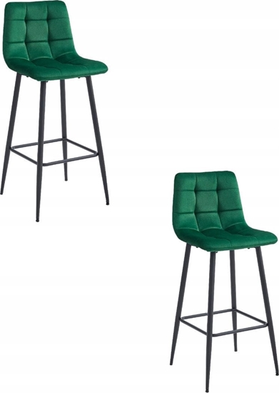 Picture of Leobert Hoker ARCETO - ciemna ziele aksamit / nogi czarne x 2