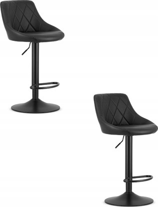 Picture of Leobert Hoker KAST - ekoskóra czarny / baza czarna x 2