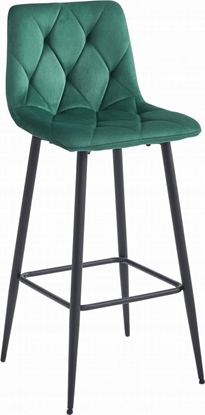 Picture of Leobert Hoker NADO - ciemna ziele aksamit / nogi czarne x 1