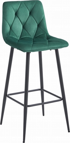 Picture of Leobert Hoker NADO - ciemna ziele aksamit / nogi czarne x 1