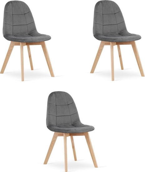 Picture of Leobert Krzeso BORA - ciemny szary aksamit x 3