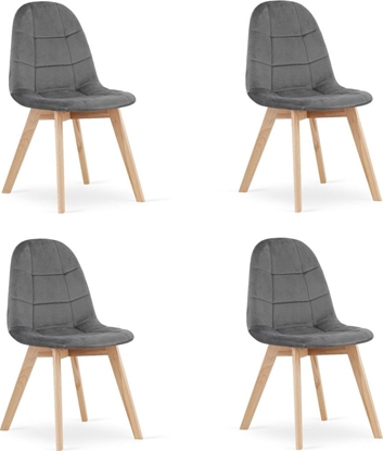 Attēls no Leobert Krzeso BORA - ciemny szary aksamit x 4