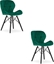 Picture of Leobert Krzeso LAGO Aksamit - zielone / nogi czarne x 2