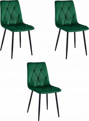 Attēls no Leobert Krzeso LIBRA - ciemna ziele aksamit / nogi czarne x 3