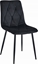 Attēls no Leobert Krzeso LIBRA - czarny aksamit / nogi czarne x 4