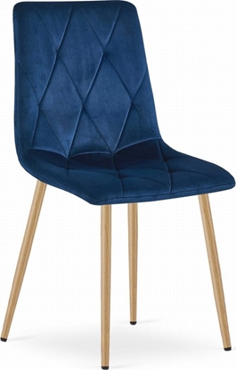 Attēls no Leobert Krzeso LIBRA - granat aksamit / nogi kolor drewna x 1
