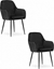 Picture of Leobert Krzeso LUGO - aksamit czarny / nogi czarne x 2