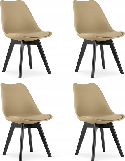 Изображение Leobert Krzeso MARK - ciemny be / nogi czarne x 4