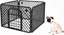 Изображение Leobert Zagroda dla Psa 90x90x60cm Czarna