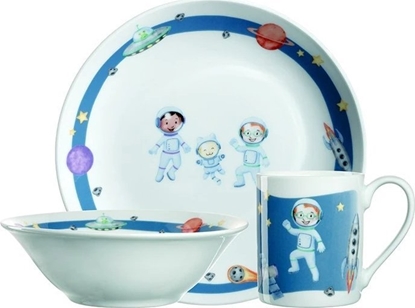Picture of Leonardo Zestaw 3cz naczy dla dzieci kosmos BAMBINI AVVENTURA - Leonardo