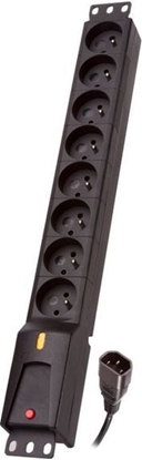 Attēls no Lestar Listwa zasilajca LZRM 810 BW G-A K.:CZ 3,0M IEC320 (1966004987)