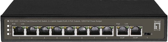 Изображение LevelOne FGP-1031 10-Port Fast Ethernet PoE Switch