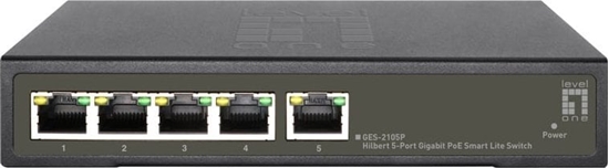 Picture of LevelOne GES-2105P Hilbert 5-Port Gigabit PoE Smart Switch
